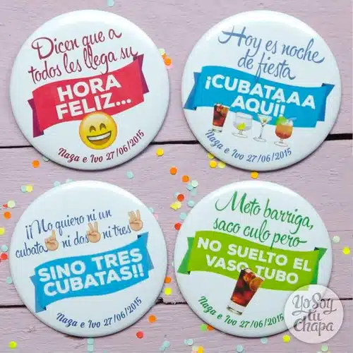 Pin Botón Personalizado 38 Mm Con Prendedor Pack 40 Unidades - Imagen 6