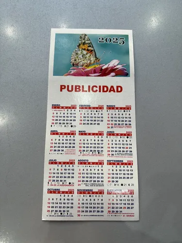 Almanaques Lamina 5x35cm. Cartulina Encapada Laqueados Personalizado - Imagen 6