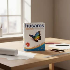 Papel Resma Húsares Obra 90 Gr. Tamaño A4 Pack De 400 Hojas Blanco