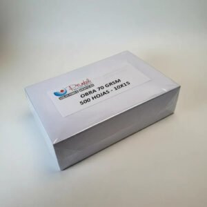 Papel Obra 75 Grs. Tamaño 10x15 Cm. Pack Por 1000 Unidades Blanco