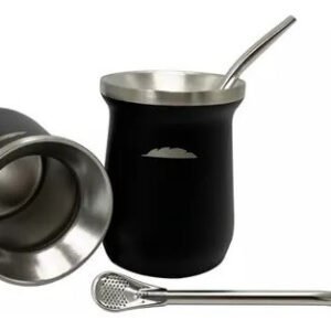 Mate Clasico De Acero Inoxidable Termico Personalizado Laser