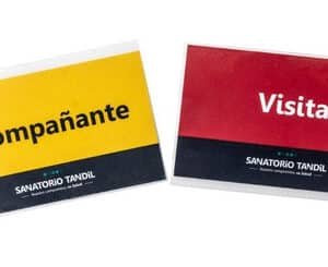 Porta Credencial Con Broche Y Alfiler Personalizado Pack X10