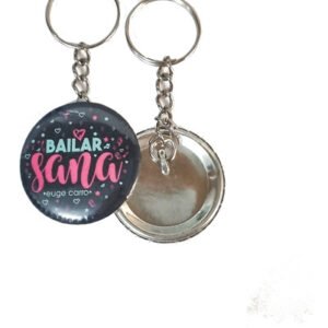 Llaveros De Pin Personalizados 55mm Pack De 100 Unid.