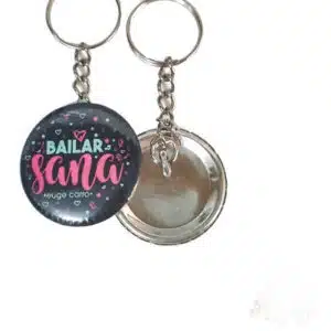 Llaveros De Pin Personalizados 55mm Pack De 100 Unid.