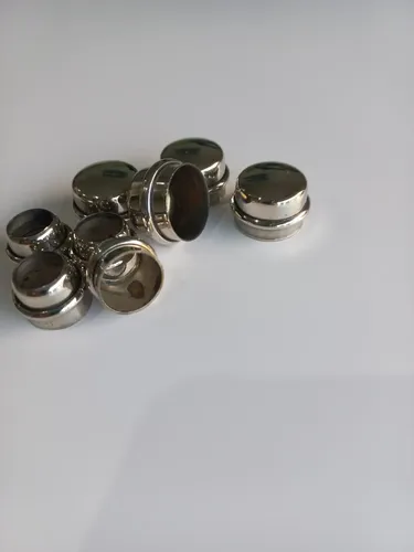 Tapones Y Virolas De Alpaca Para Encabado Cuchillos 20mm X5 Alpaca - Imagen 7