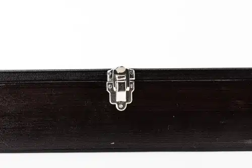Caja Para Juego De Trinchar En Fibro Facil Lustrada Broche. - Imagen 3