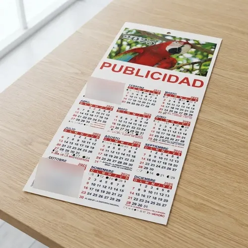 Almanaques Lamina 32x47cm. Cartulina Encapada Laqueados Personalizado