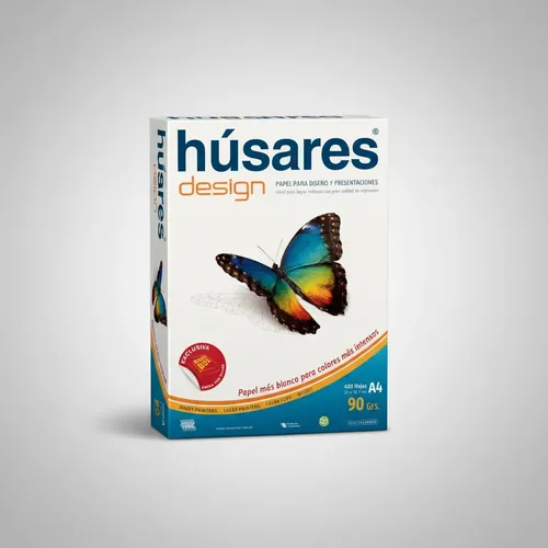 Papel Resma Húsares Obra 90 Gr. Tamaño A4 Pack De 400 Hojas Blanco - Imagen 4