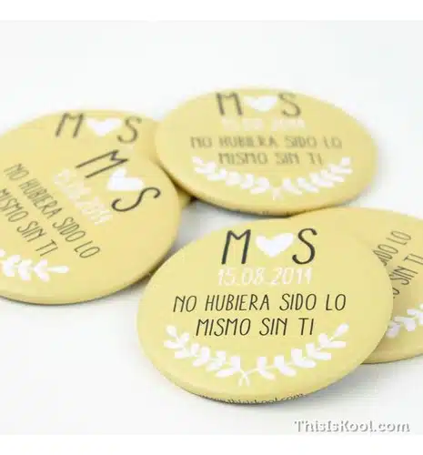 Pin Botón Personalizado 38 Mm Con Prendedor Pack 40 Unidades - Imagen 9