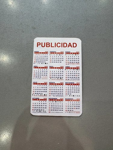 Almanaques De Bolsillo Papel Ilustración 300 Grs. Laqueado Personalizado - Imagen 4