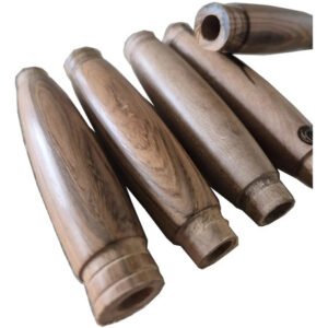 Mangos Para Encabado De Cuchillos Parrillero Pack X3 12,5 Cm Marrón Claro