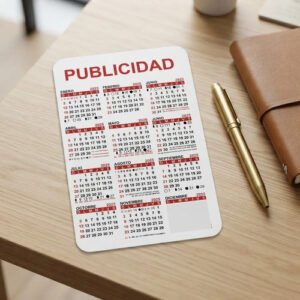 Almanaques De Bolsillo Papel Ilustración 300 Grs. Laqueado Personalizado