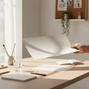 Papel Cartulina Encapado 225 Grs. Oficio Pack X 100 Unidades Blanco