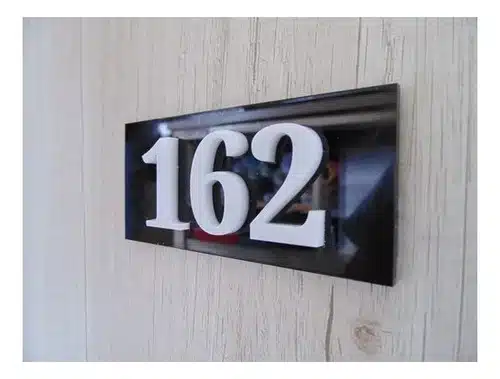Cartel Numeración Domicilio Casa Direccion Señalizacion14x59 - Imagen 2