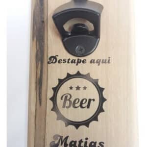 Destapador Cerveza. Pared Personalizado Con Lo Que Quieras.