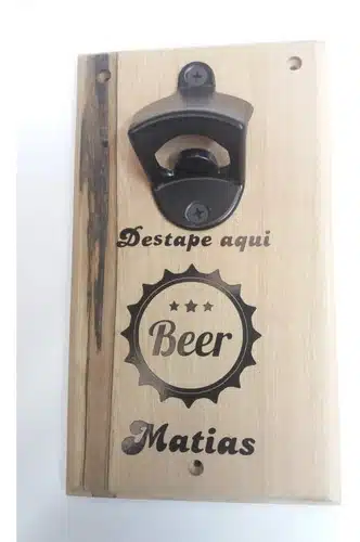 Destapador Cerveza. Pared Personalizado Con Lo Que Quieras.