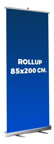 Portabanner Roll Up Impreso Banner 85x200 Cm. Blanco - Imagen 10