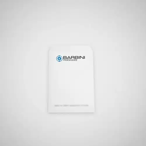 Sobre Bolsa 19 X 24 Cm. Impresión Color Personalizado X100 U Blanco Personalizado