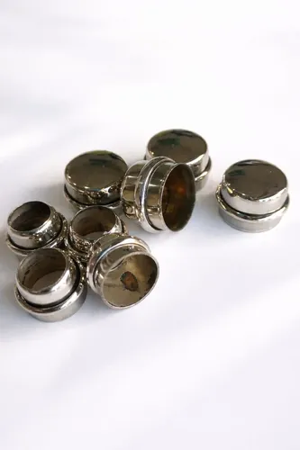 Tapones Y Virolas De Alpaca Para Encabado De Cuchillos 20mm Alpaca - Imagen 3