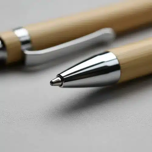Bolígrafo Lapicera Bambú Grabadas Con Caja A Elección X5 Uni Madera Con Caja Color Beige Negro - Imagen 4