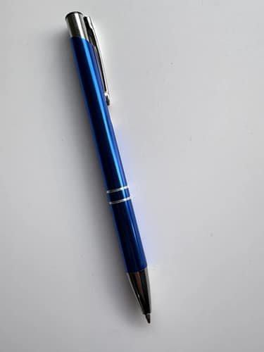 Bolígrafo Lapicera Metálica Personalizada Azul X100 Unidades Azul - Imagen 2