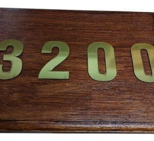 Cartel Numeros Domicilio Direccion De Casas Madera Personali