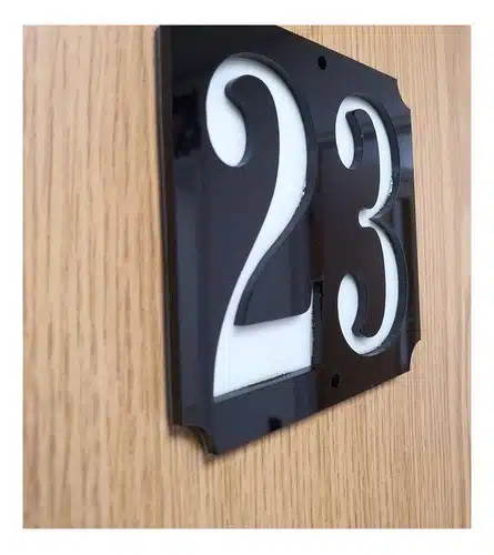 Cartel Numeración Domicilio Casa Direccion Señalizacion12x29 - Imagen 18