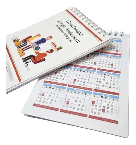 Libreta, Anotador 14 X 21 Espiralado Con Tu Diseño Souvenir Blanco - Imagen 3