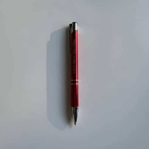 Bolígrafos Lapicera Metálica Personalizada Rojo X30 Unidades Rojo Azul - Imagen 8