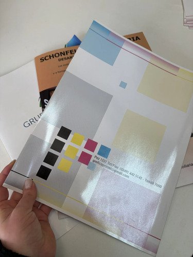 Carpetas Institucionales Personalizadas Laminadas X50 Unidad Blanco - Imagen 6