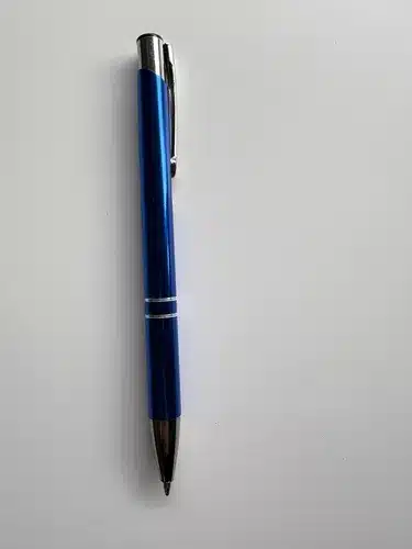 Bolígrafo Lapicera Metálica Personalizada Azul X100 Unidades Azul - Imagen 3