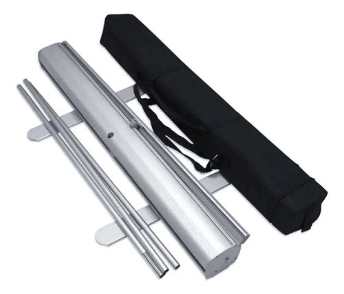Portabanner Roll Up Impreso Banner 85x200 Cm. Blanco - Imagen 6