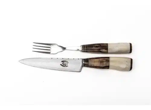 Juego Picnic Tenedor Y Cuchillo. Fabricado En Tandil - Imagen 2