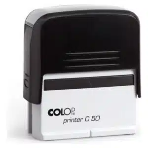 Sello Automático Printer50, Marca Personalizada, Color De Tinta: Negro, Color Exterior: Negro
