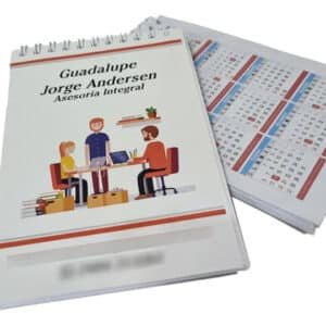 Libreta, Anotador 14 X 21 Espiralado Con Tu Diseño Souvenir Blanco