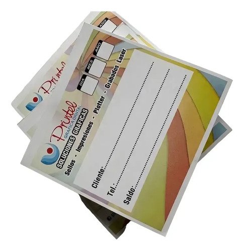 3 Talonarios A Color Tam 10x10 Cm. (turneros, Recetas, Etc)