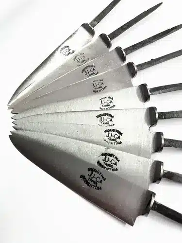 Hoja De Cuchillo Para Encabar 18 Cm Juca Tandil X10 Unidades Acero - Imagen 6
