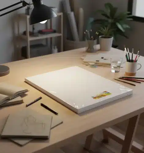Papel Obra 240 Gr. Tamaño Oficio Pack De 50 Unidades Blanco - Imagen 5
