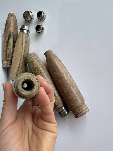 Mangos Para Encabado De Cuchillos Parrillero Pack X 5 12,5cm Marrón Claro - Imagen 8