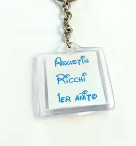 Llaveros Acrilicos Cuadrados, Pack X30 , Publicidad Souvenir