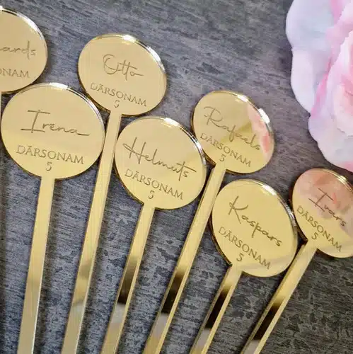 Agitadores Acrílico Trago Largo Personalizados Pack 20 Unid. - Imagen 12