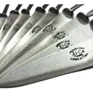 Hoja De Cuchillo Para Encabar 18 Cm Juca Tandil X10 Unidades Acero