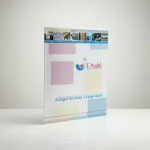 Carpetas Institucionales Personalizadas Laminadas X50 Unidad Blanco