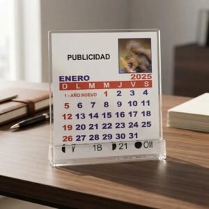 Almanaque Tamaño Disket Papel Ilustración 300 Grs. Doble Faz Personalizado