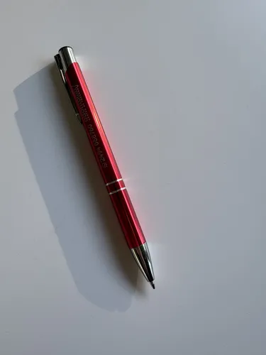 Bolígrafo Lapicera Metálica Personalizada Rojo X200 Unidades Rojo Azul - Imagen 2