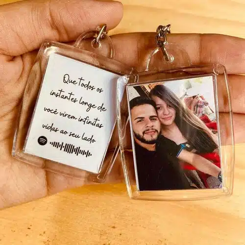 Llaveros Acrilicos Cuadrados Con Publicidad X100 Souvenir - Imagen 4