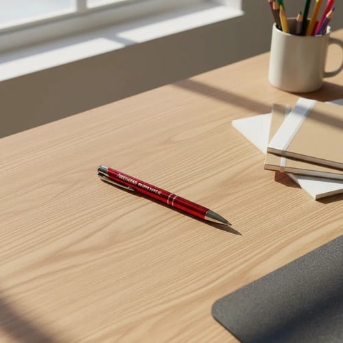 Bolígrafos Lapicera Metálica Personalizada Rojo X30 Unidades Rojo Azul - Imagen 7