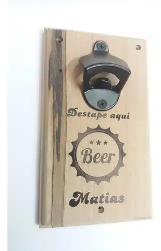 Destapador Cerveza. Pared Personalizado Con Lo Que Quieras. - Imagen 2