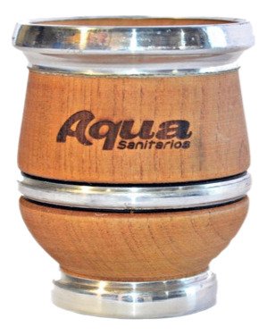 Mate Algarrobo Con Virolas De Aluminio Personalizado Laser