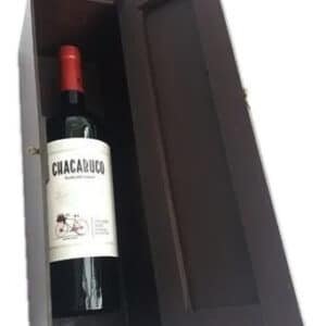 Caja Estuche Para Vino, Regalo, Fabricada En Tandil Lustrada